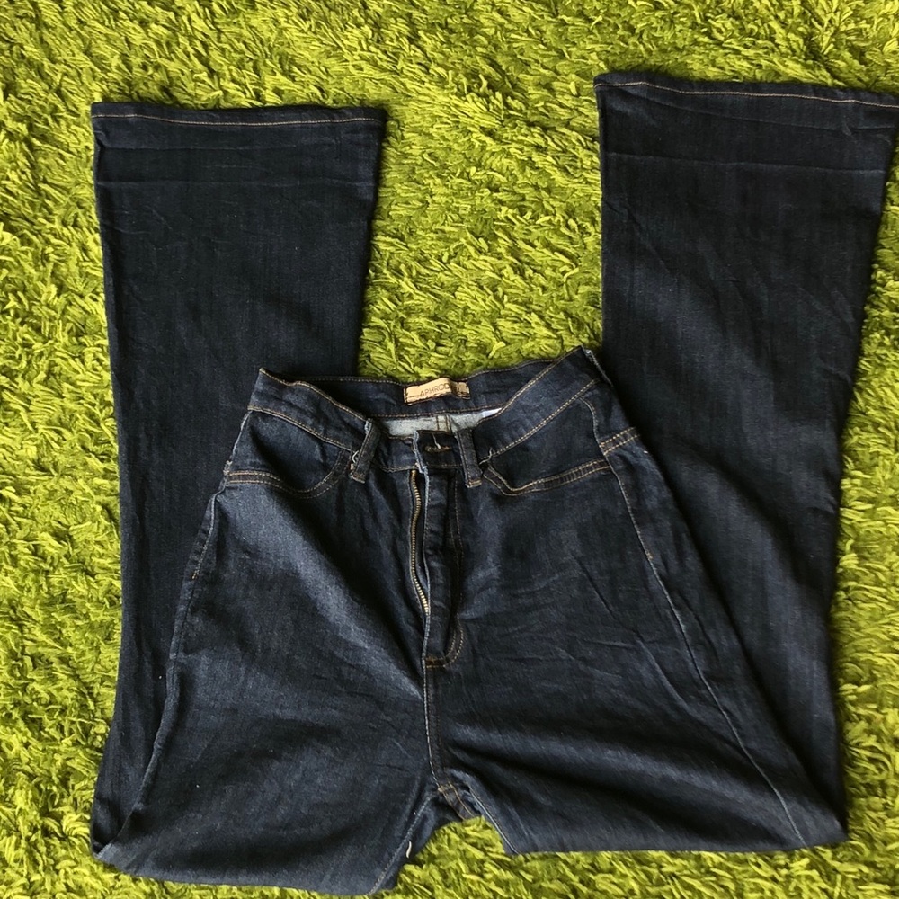 High Waisted Bell Bottom Jeans
